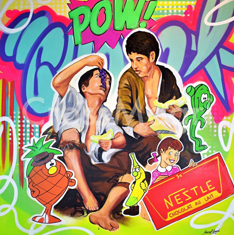 Original Pop Art Pop Culture/Celebrity Paintings by Cross Magri