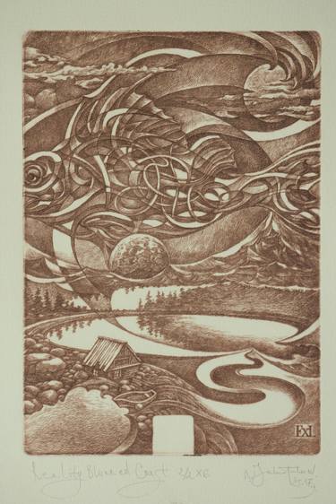 Print of Fantasy Printmaking by Mikola Samofalov