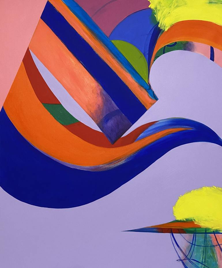 Print of Abstract Paintings by Su Ok Joo