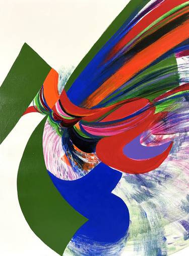 Original Abstract Painting by Su Ok Joo