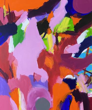 Original Abstract Expressionism Abstract Paintings by SU OK JOO