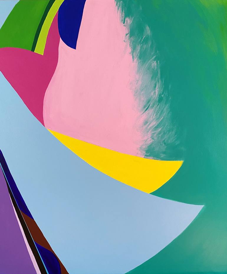 Print of Abstract Expressionism Abstract Paintings by Su Ok Joo