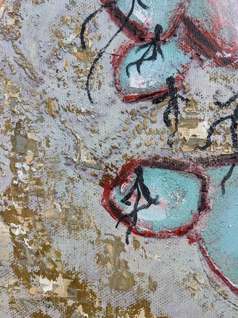 Original Abstract Expressionism Abstract Painting by Lena Kolambet