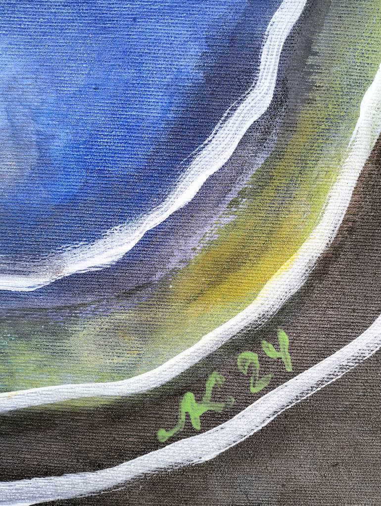 Original Abstract Expressionism Home Painting by Lena Kolambet