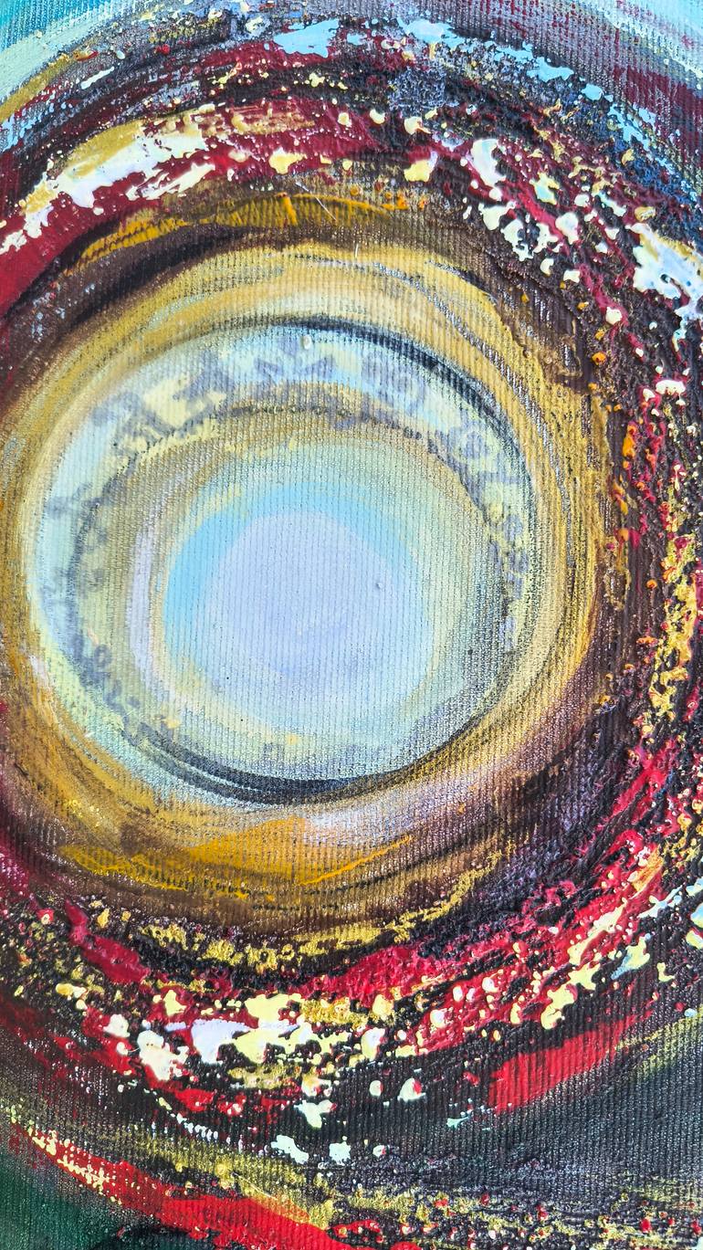 Original Abstract Expressionism Abstract Painting by Lena Kolambet