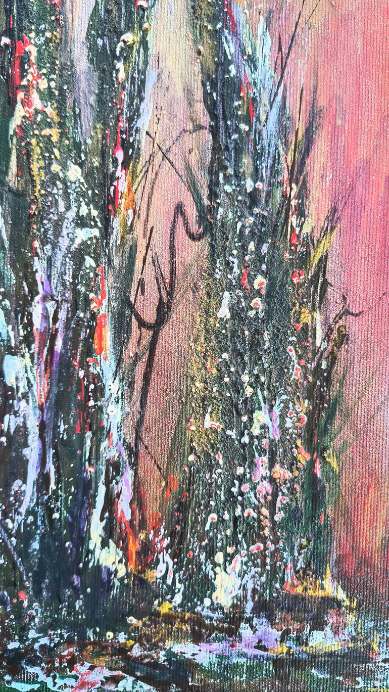 Original Abstract Expressionism Landscape Painting by Lena Kolambet