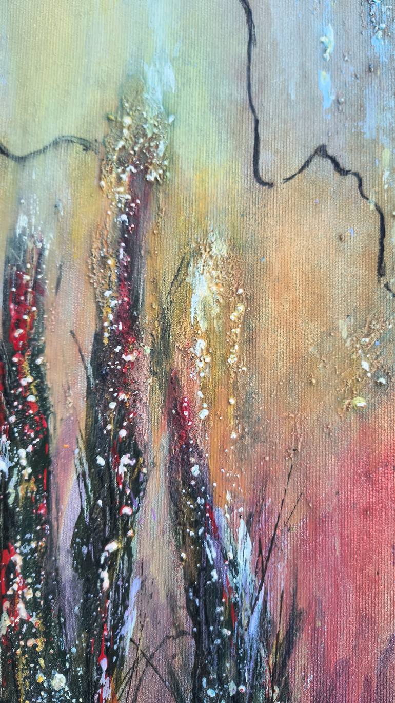 Original Abstract Expressionism Landscape Painting by Lena Kolambet