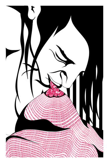 Print of Illustration Erotic Printmaking by DEBRA ESPINOSA