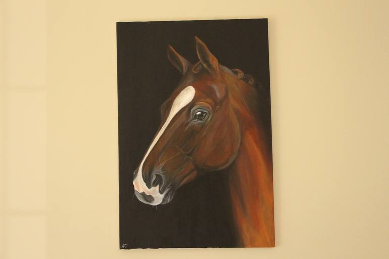 Original Fine Art Horse Painting by Sadie Carrington