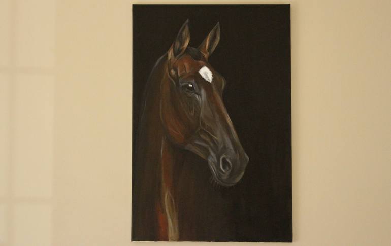 Original Fine Art Horse Painting by Sadie Carrington