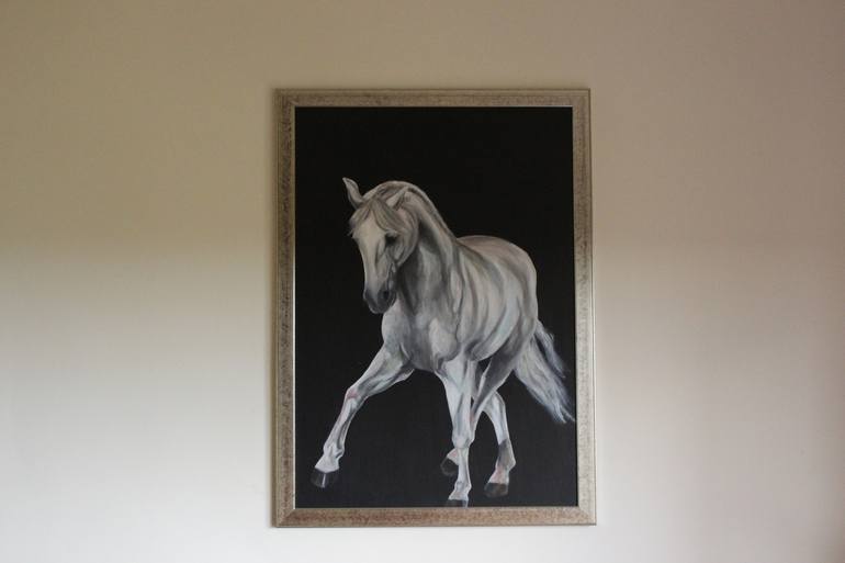 Original Fine Art Horse Painting by Sadie Carrington