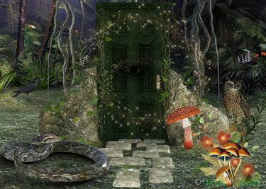 Original Conceptual Fantasy Collage by Ja'Quay Jones