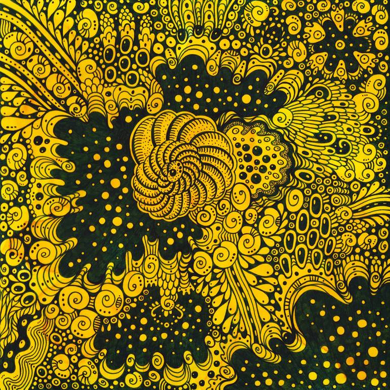 Print of Folk Floral Paintings by Veronika Demenko