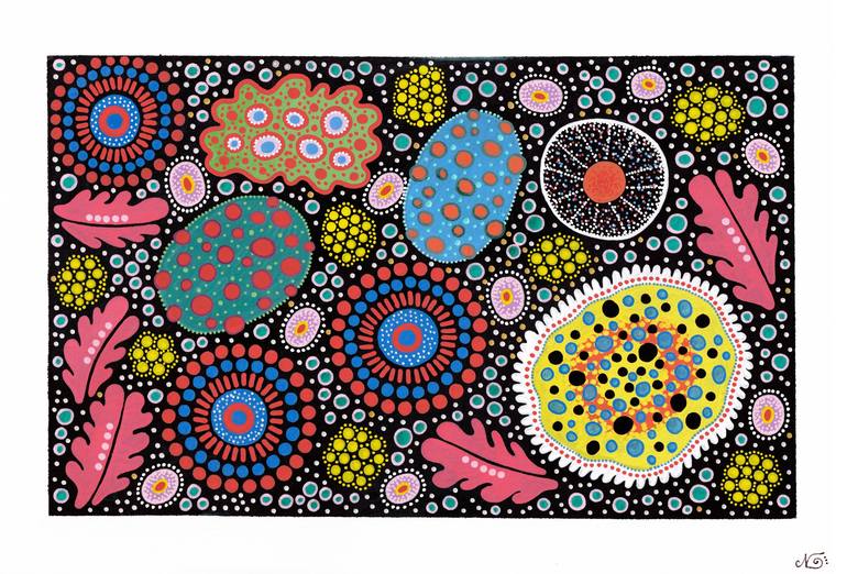 Print of Folk Floral Paintings by Veronika Demenko
