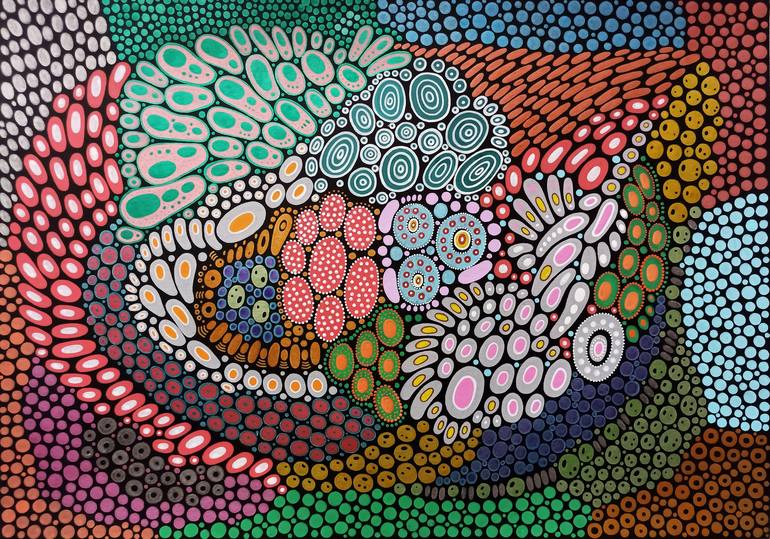 Print of Abstract Geometric Paintings by Veronika Demenko