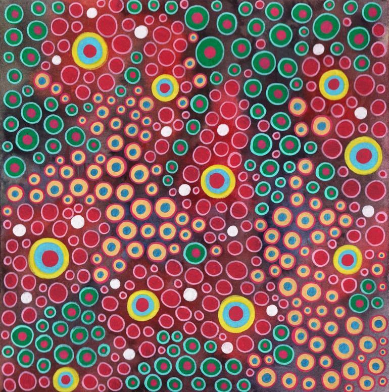 Print of Abstract Expressionism Geometric Paintings by Veronika Demenko