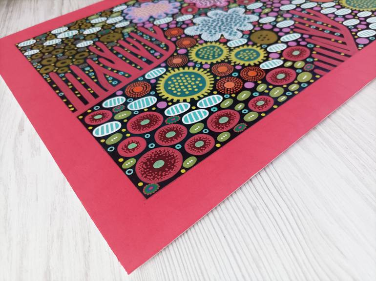 Original Fauvism Floral Painting by Veronika Demenko