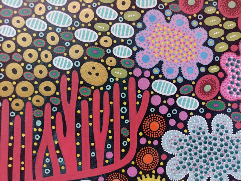 Original Fauvism Floral Painting by Veronika Demenko