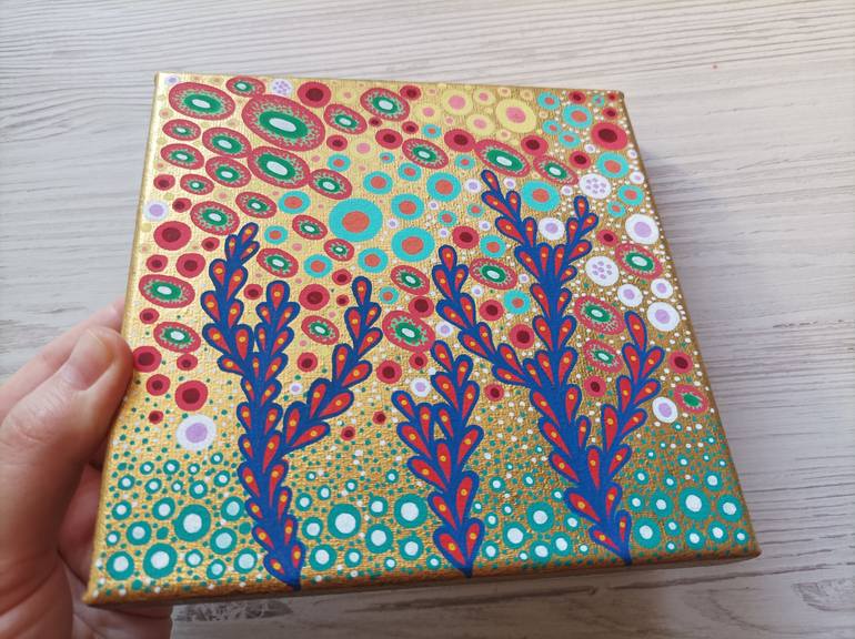 Original Fauvism Floral Painting by Veronika Demenko