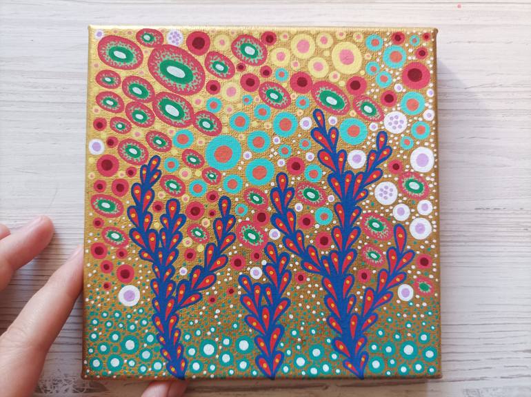 Original Fauvism Floral Painting by Veronika Demenko