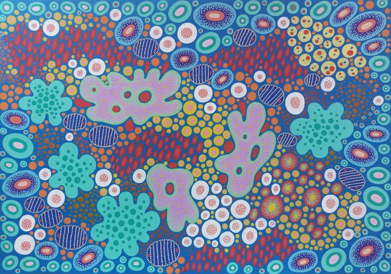 Print of Abstract Expressionism Floral Paintings by Veronika Demenko