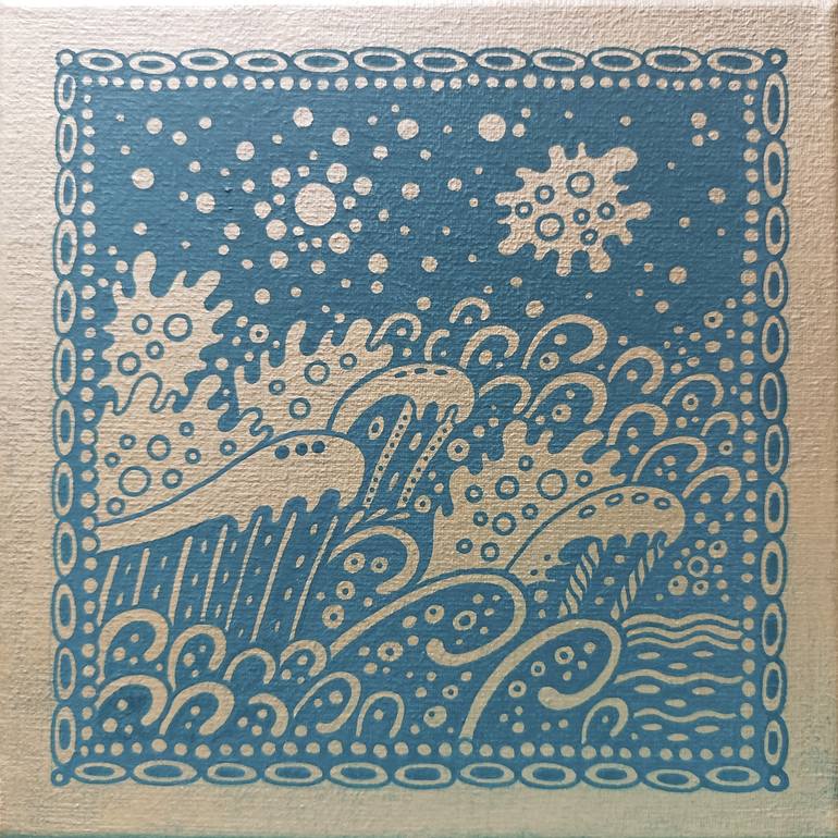 Print of Folk Seascape Paintings by Veronika Demenko