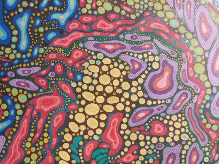 Original Abstract Geometric Painting by Veronika Demenko