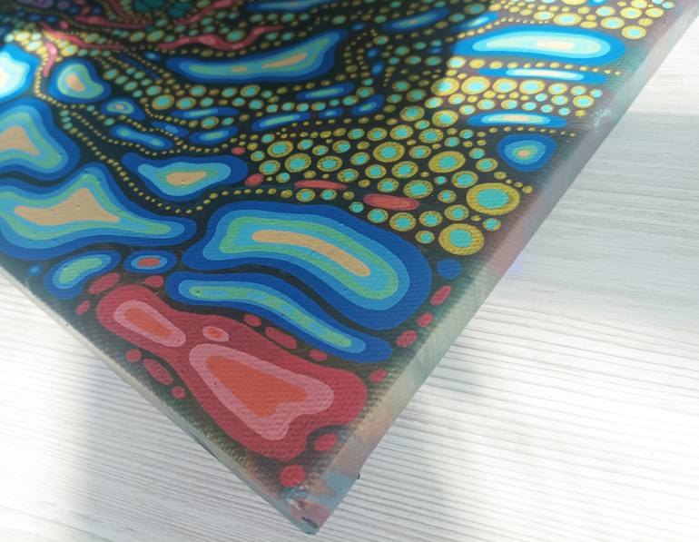 Original Abstract Geometric Painting by Veronika Demenko