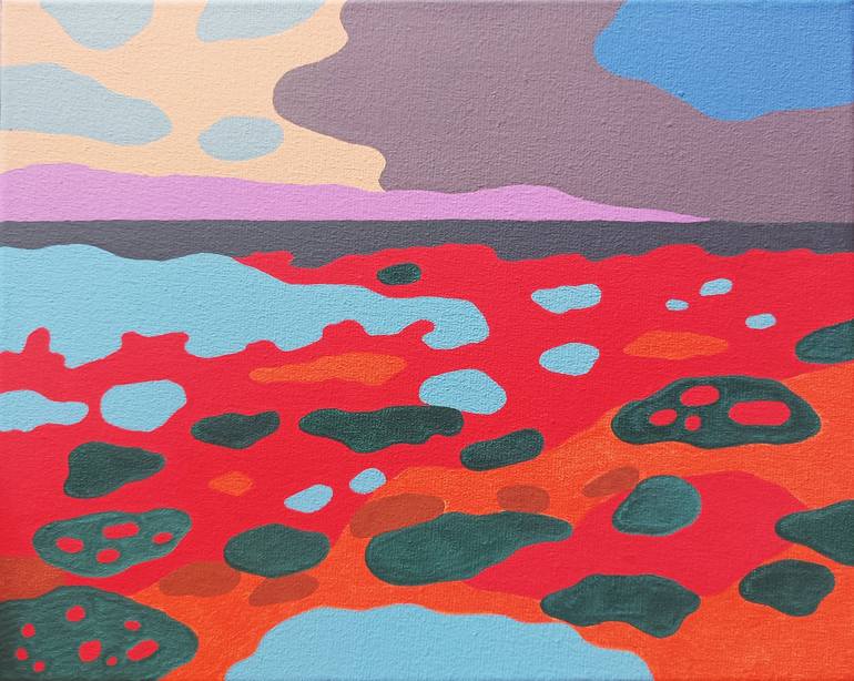 Print of Pop Art Landscape Paintings by Veronika Demenko