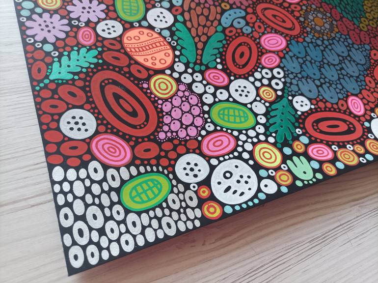 Original Fauvism Floral Painting by Veronika Demenko