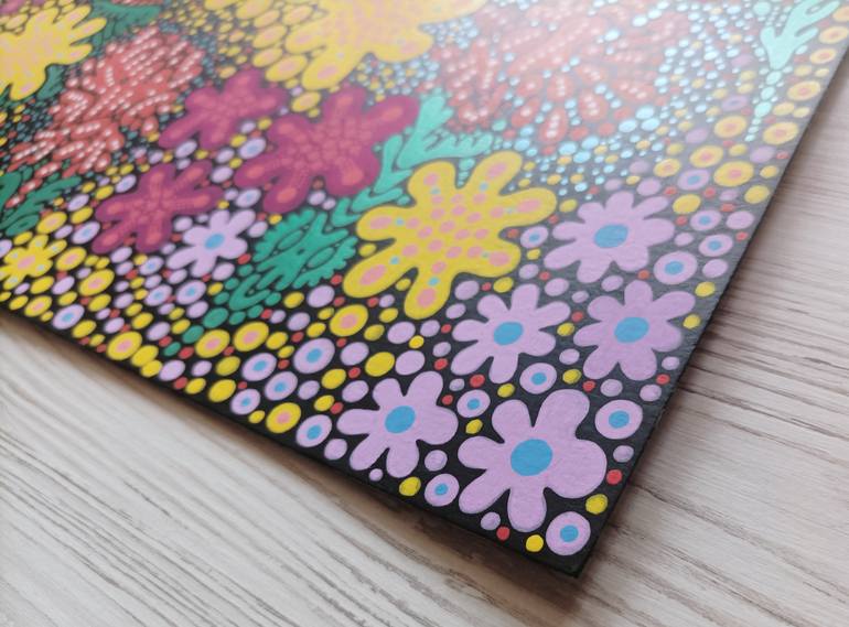 Original Expressionism Floral Painting by Veronika Demenko