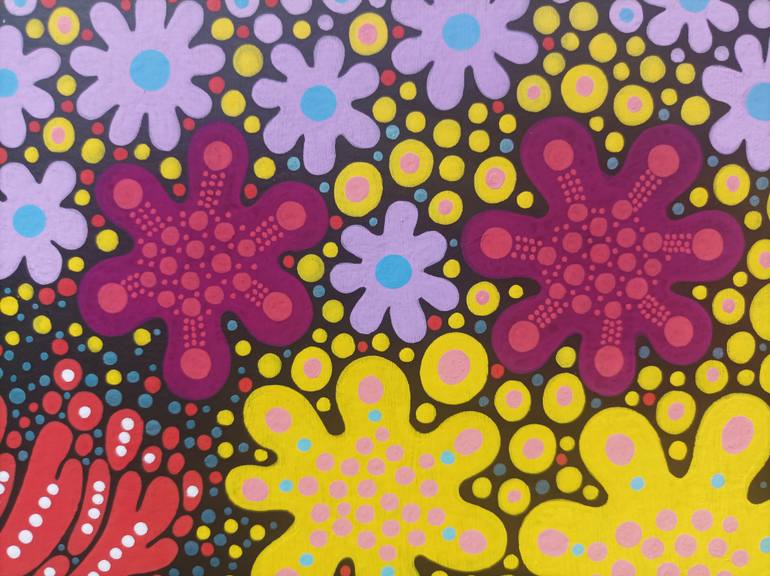 Original Expressionism Floral Painting by Veronika Demenko