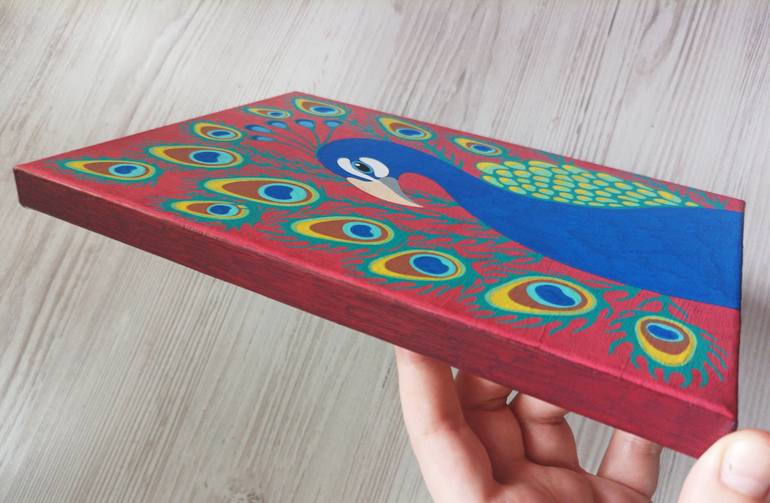 Original Expressionism Animal Painting by Veronika Demenko