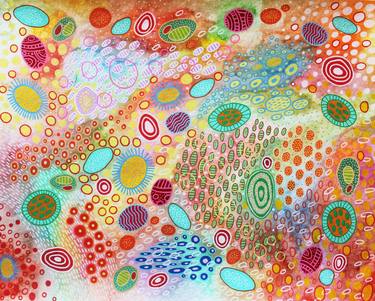 Print of Patterns Paintings by Veronika Demenko