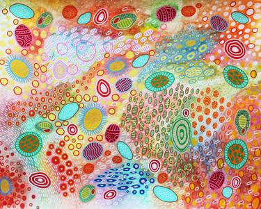 Print of Abstract Patterns Paintings by Veronika Demenko