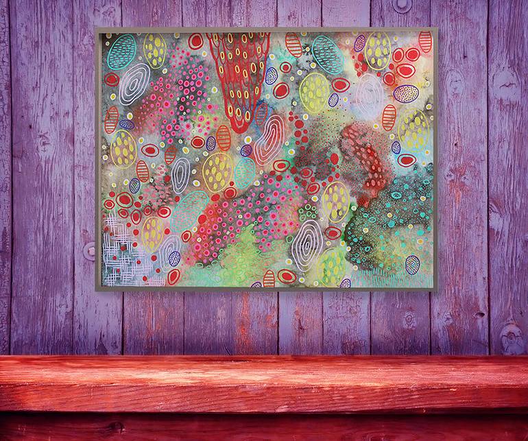 Original Abstract Geometric Painting by Veronika Demenko