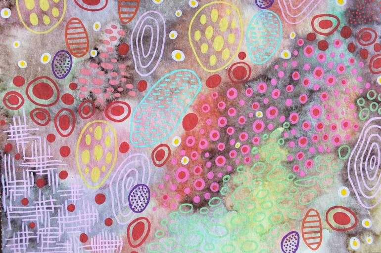 Original Abstract Geometric Painting by Veronika Demenko