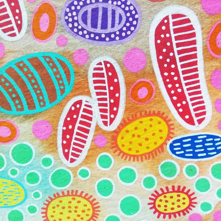 Original Abstract Geometric Painting by Veronika Demenko