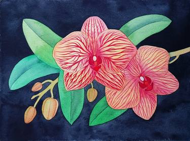 Original Expressionism Floral Paintings by Veronika Demenko