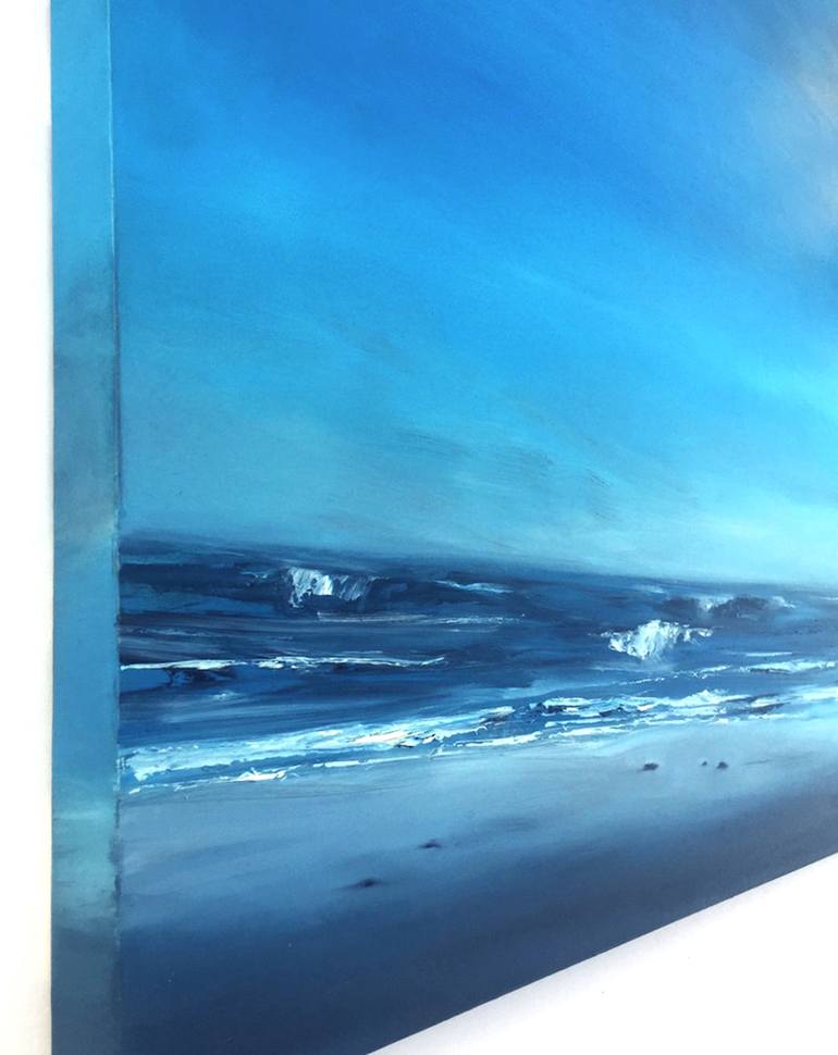 Original Minimalism Seascape Painting by Tiffany Blaise