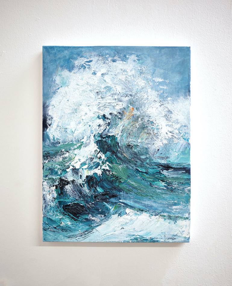 Original Realism Seascape Painting by Tiffany Blaise