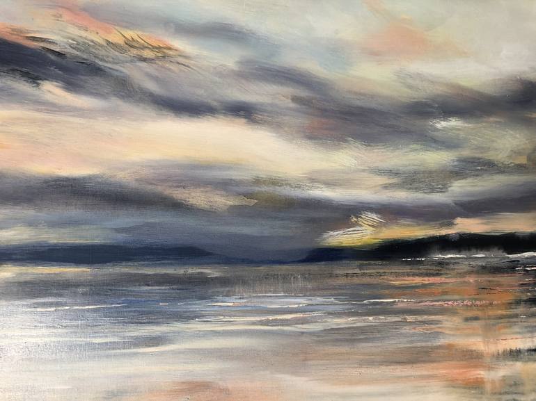 Original Expressionism Seascape Painting by Tiffany Blaise