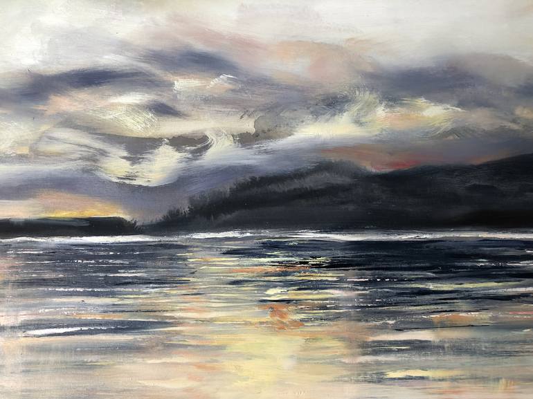 Original Expressionism Seascape Painting by Tiffany Blaise