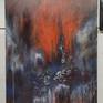 on easel
