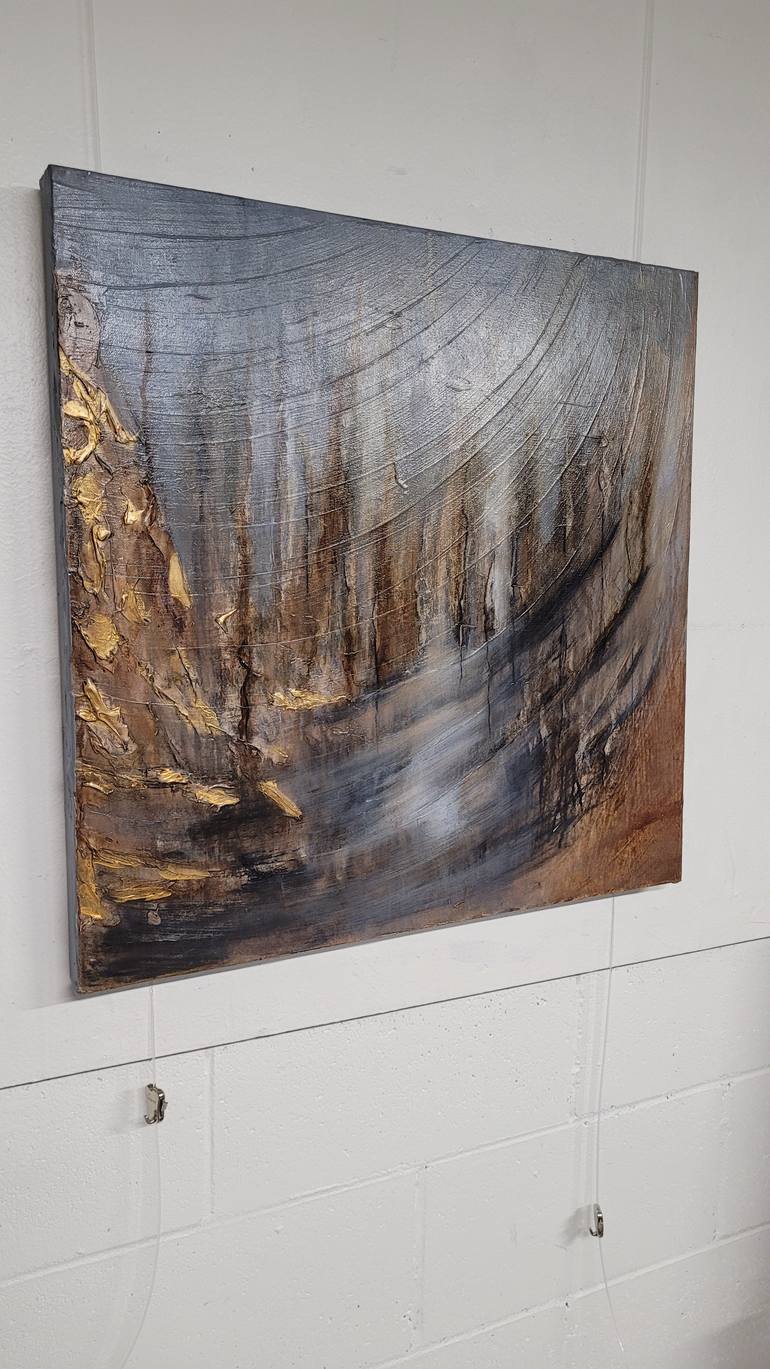 Original Abstract Expressionism Abstract Painting by Redin Winter