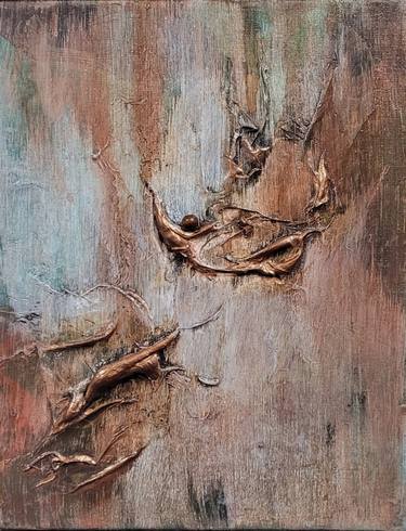 Original Abstract Expressionism Abstract Painting by Redin Winter