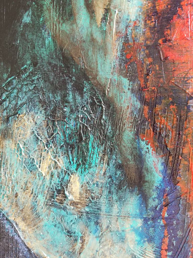 Original Abstract Expressionism Abstract Painting by Redin Winter