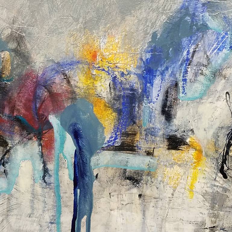 Original Abstract Expressionism Abstract Painting by Redin Winter