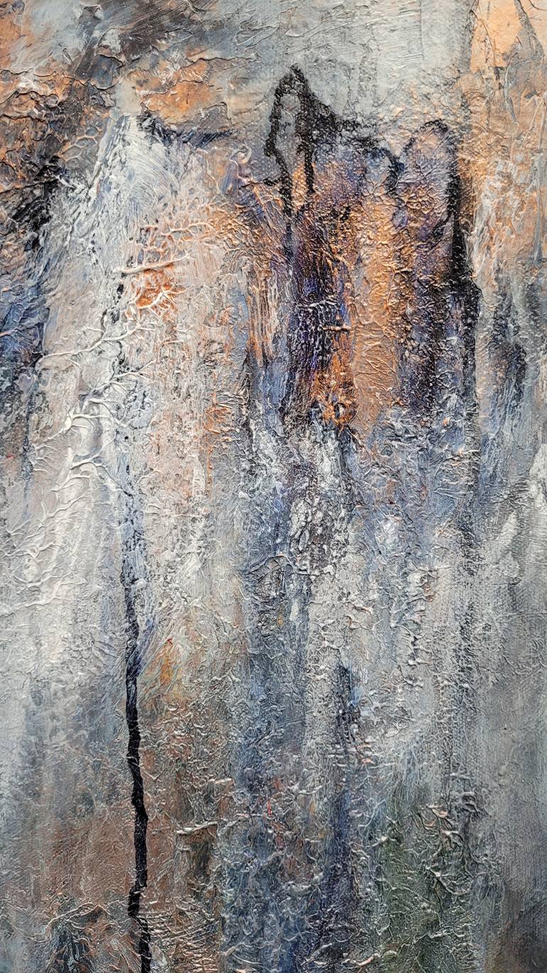 Original Abstract Expressionism Abstract Painting by Redin Winter