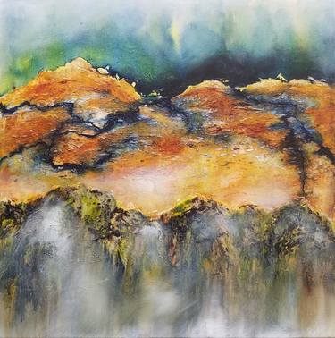 Original Abstract Landscape Paintings by Redin Winter